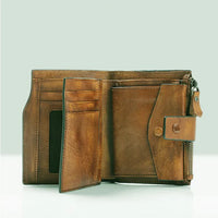 Indus Origins Men's Leather Bifold Wallet