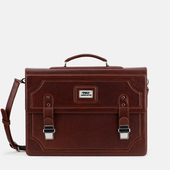 Indus Origins Leather briefcases Laptop Messenger Bags for Men and Women Best Office, School and College Satchel Bag Hover Image