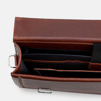 Indus Origins Leather briefcases Laptop Messenger Bags for Men and Women Best Office, School and College Satchel Bag