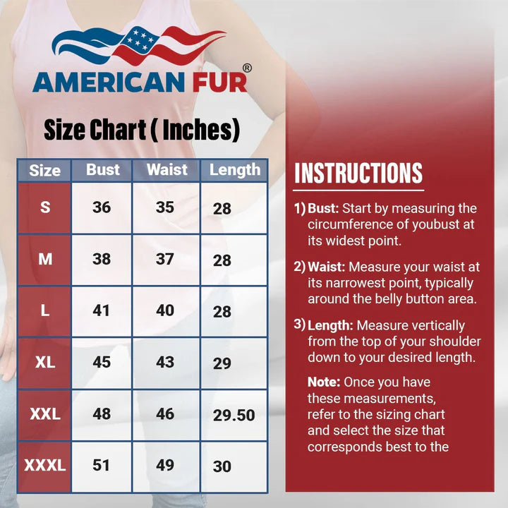 American Tank top Size Chart