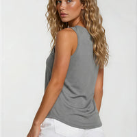 Indus Origins Women’s Tank Tops V-Neck Basic Solid Color Casual Flowy Summer Sleeveless
