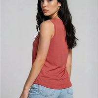 Indus Origins Women’s Tank Tops V-Neck Basic Solid Color Casual Flowy Summer Sleeveless