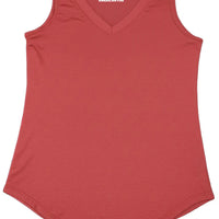 Indus Origins Women’s Tank Tops V-Neck Basic Solid Color Casual Flowy Summer Sleeveless